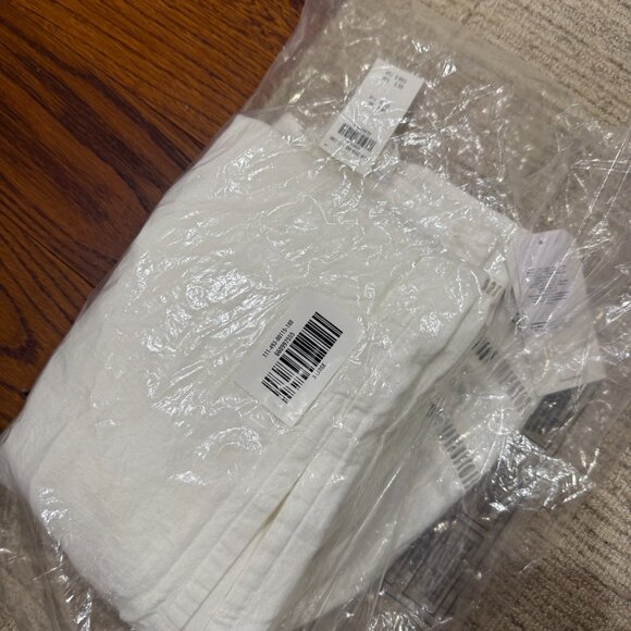 🏷 *NWT* 🤍✨ Abercrombie & Fitch Linen-Blend Strapless Midi Dress ✨🤍 - Picture 5 of 11